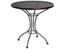 Woodard Parisienne Wrought Iron Round Mesh Top Outdoor Bistro Table