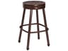 Woodard Casa Cast Aluminum Round Swivel Outdoor Bar Stool with Cushion