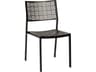 Woodard New Century Wrought Iron Stackable Patio Dining Side Chair