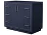 Wyndham Collection Icon 42" Dark Blue Vanity