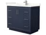 Wyndham Collection Icon 42" Dark Blue Vanity