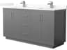 Wyndham Collection Icon 66" Dark Gray Vanity
