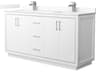 Wyndham Collection Icon 66" White Vanity