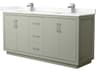 Wyndham Collection Icon 72" Light Green Vanity