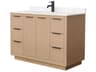 Wyndham Collection Maroni 48" Light Straw Vanity