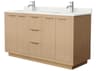 Wyndham Collection Maroni 60" Light Straw Vanity