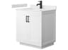 Wyndham Collection Miranda 30" White Vanity