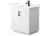 Wyndham Collection Miranda 30" White Vanity