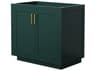 Wyndham Collection Miranda 35" Green Vanity