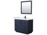 Wyndham Collection Miranda 42" Dark Blue Vanity with 34" Mirror