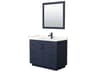 Wyndham Collection Miranda 42" Dark Blue Vanity with 34" Mirror