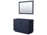Wyndham Collection Miranda 47" Dark Blue Vanity with 46" Mirror