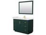 Wyndham Collection Miranda 48" Green Vanity with 46" Mirror