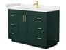 Wyndham Collection Miranda 48" Green Vanity