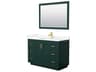 Wyndham Collection Miranda 48" Green Vanity with 46" Mirror