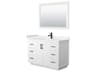 Wyndham Collection Miranda 48" White Vanity with 46" Mirror