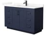 Wyndham Collection Miranda 54" Dark Blue Vanity