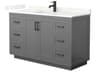 Wyndham Collection Miranda 54" Dark Gray Vanity