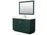 Wyndham Collection Miranda 54" Green Vanity with 46" Mirror