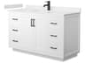 Wyndham Collection Miranda 54" White Vanity