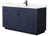 Wyndham Collection Miranda 60" Dark Blue Vanity