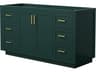 Wyndham Collection Miranda 59" Green Vanity