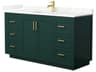 Wyndham Collection Miranda 60" Green Vanity