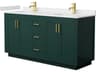 Wyndham Collection Miranda 66" Green Vanity
