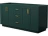 Wyndham Collection Miranda 65" Green Vanity
