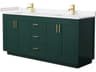 Wyndham Collection Miranda 72" Green Vanity
