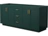 Wyndham Collection Miranda 71" Green Vanity