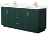 Wyndham Collection Miranda 72" Green Vanity