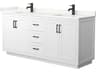 Wyndham Collection Miranda 72" White Vanity