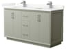 Wyndham Collection Strada 60" Light Green Vanity