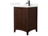 Wyndham Collection Palmilla 24" Dark Walnut Vanity