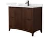 Wyndham Collection Palmilla 42" Dark Walnut Vanity