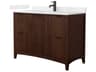 Wyndham Collection Palmilla 48" Dark Walnut Vanity