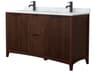 Wyndham Collection Palmilla 60" Dark Walnut Vanity