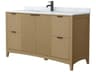 Wyndham Collection Palmilla 60" Natural Oak Vanity