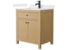 Wyndham Collection Pendry 30" Tanned Oak Vanity