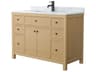 Wyndham Collection Pendry 48" Tanned Oak Vanity