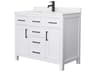 Wyndham Collection Beckett 42" White Vanity