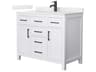 Wyndham Collection Beckett 42" White Vanity