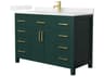 Wyndham Collection Beckett 48" Green Vanity