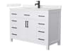 Wyndham Collection Beckett 48" White Vanity