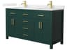 Wyndham Collection Beckett 60" Green Vanity
