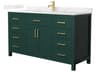 Wyndham Collection Beckett 60" Green Vanity