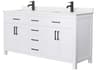 Wyndham Collection Beckett 66" White Vanity
