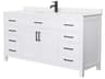 Wyndham Collection Beckett 66" White Vanity