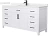 Wyndham Collection Beckett 66" White Vanity